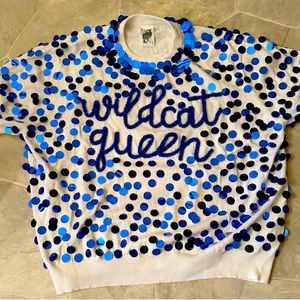 NWT Queen of Sparkles Wildcat Sweater